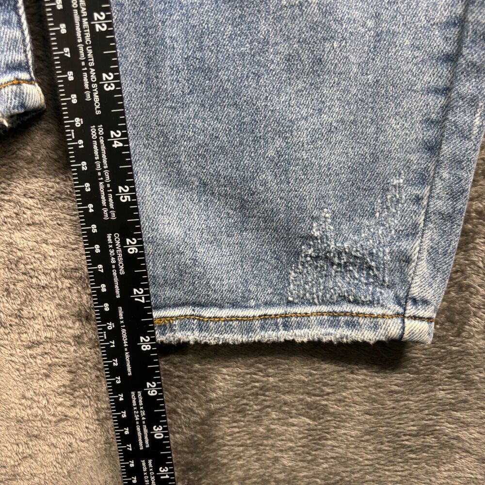 Judy Blue Women Boyfriend Jeans Distressed Light Wash Stretch Size 13/31 L278 - Picture 10 of 14